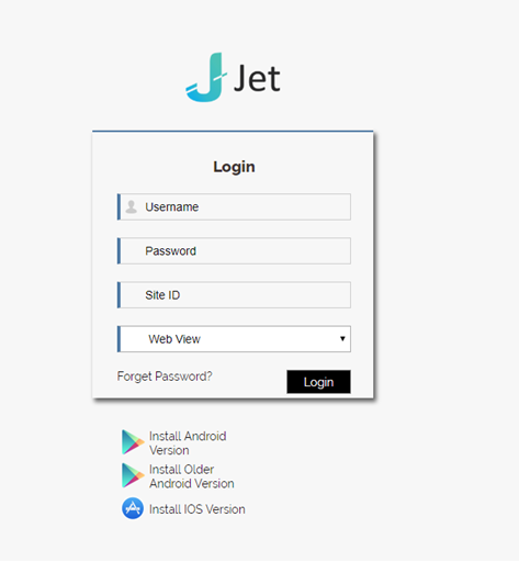 Login - Jet Workflow